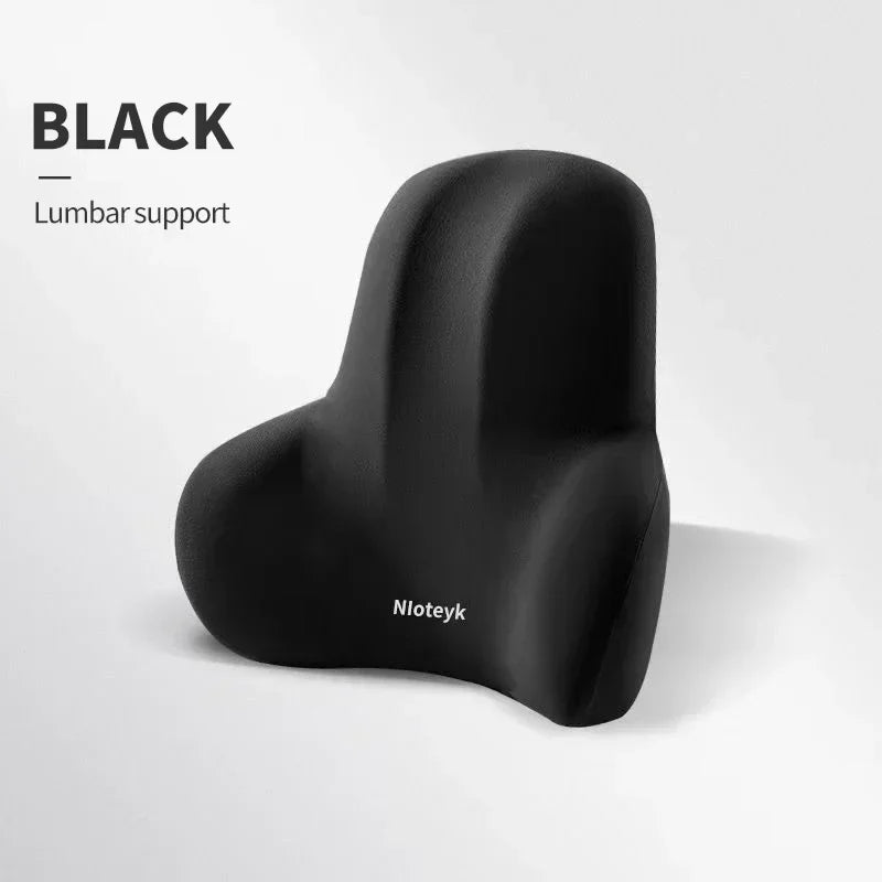 Memory Foam Car Neck & Lumbar Cushion Set