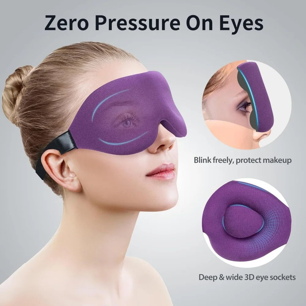 Contoured Sleep Eye Mask (1pc)