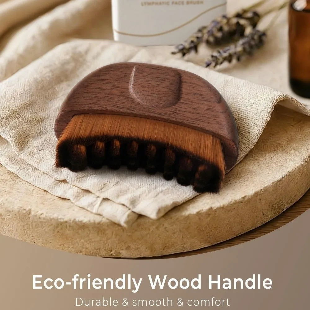 Wooden Facial Massage Brush (1pc)