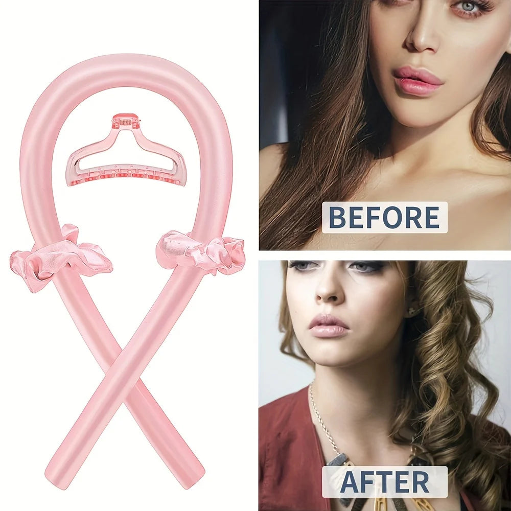 Heatless curling set for no-heat styling