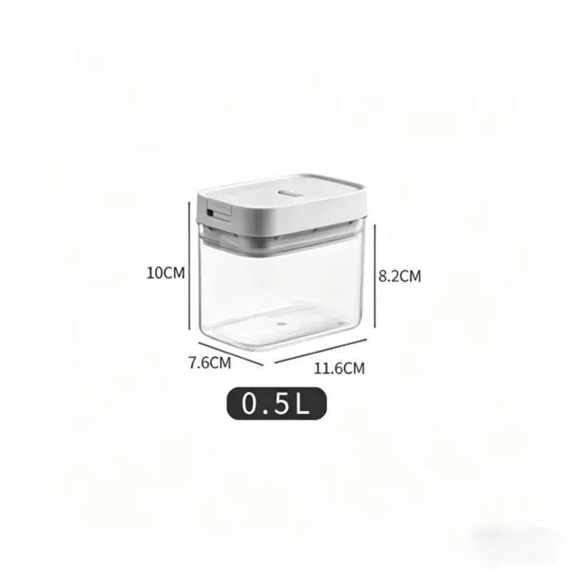 Clear Pantry Container for Pasta & Dry Goods (size options)