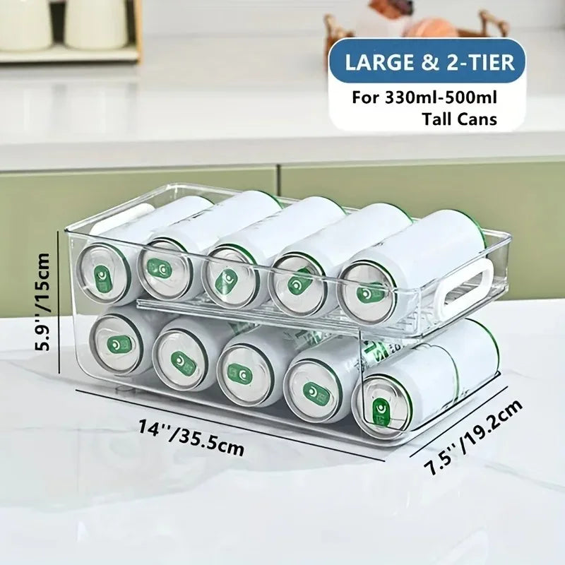 Stackable Fridge Can Dispenser (1/2-tier options)