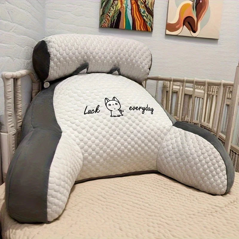 Quilted Adjustable Reading Support Pillow