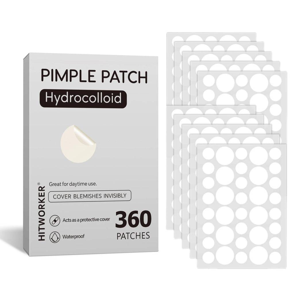 Invisible Hydrocolloid-Style Pimple Patches