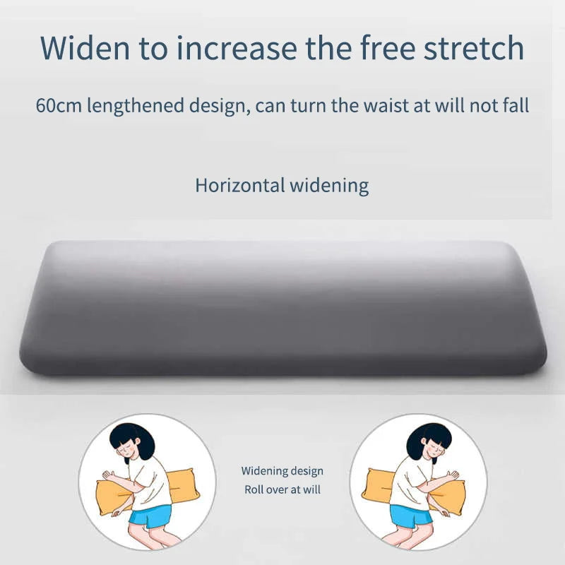 Memory Foam Lumbar Support Pillow | 60 × 24cm