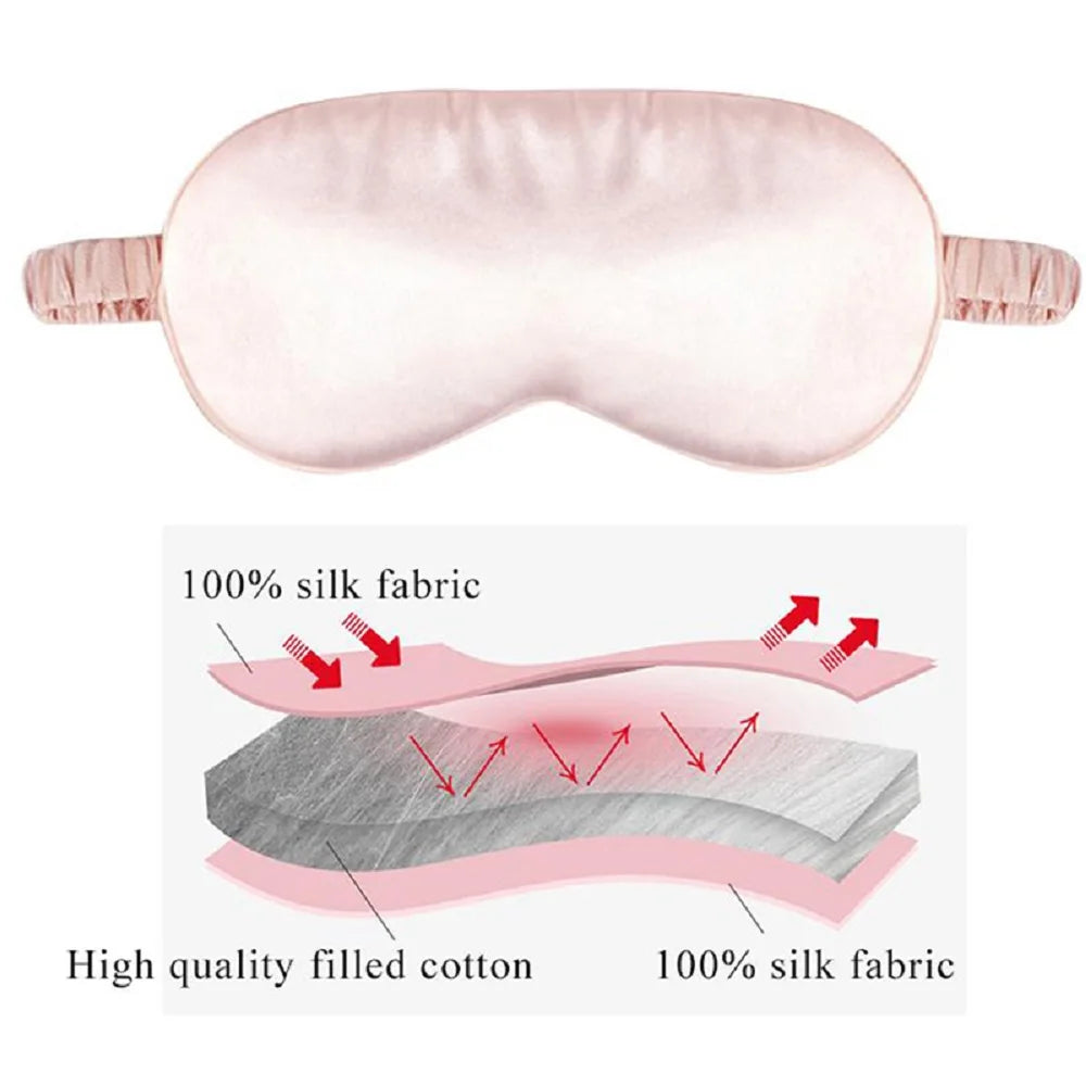 Soft Silk-Feel Sleep Mask