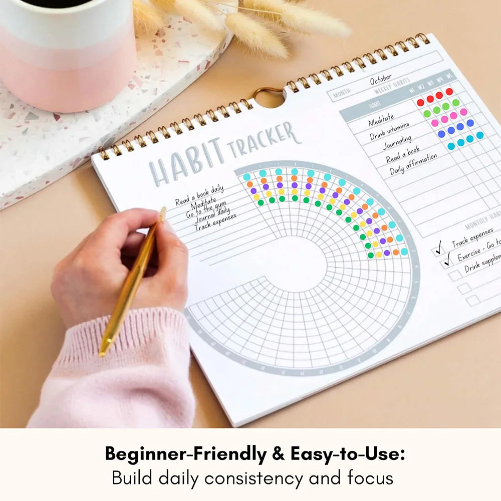 Undated Habit Tracker & Goal Planner