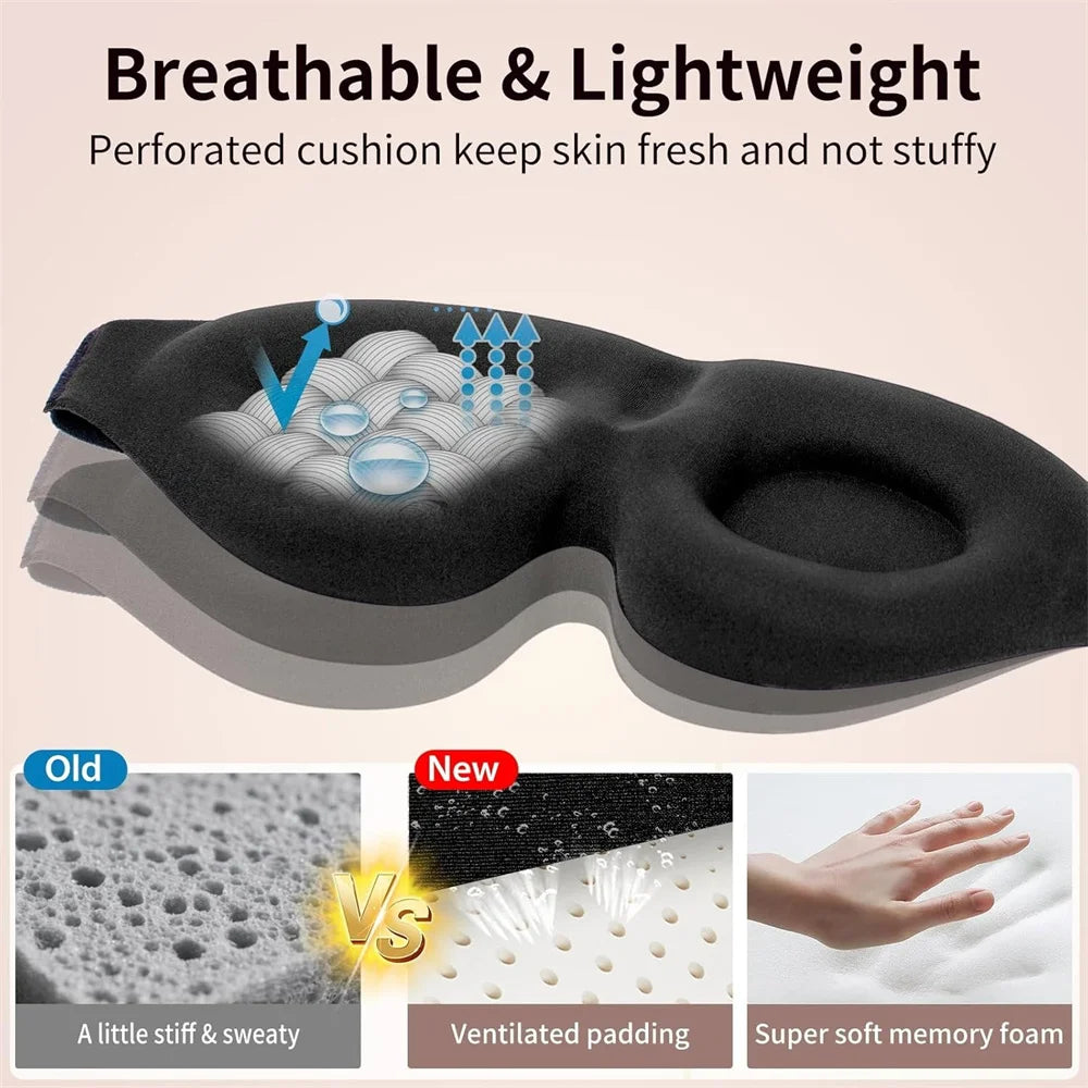 Contoured Sleep Eye Mask (1pc)
