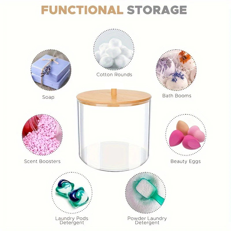 Laundry Pod Storage Container (1/2pc options)