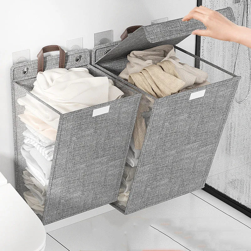 Collapsible Hanging Laundry Hamper (1pc)