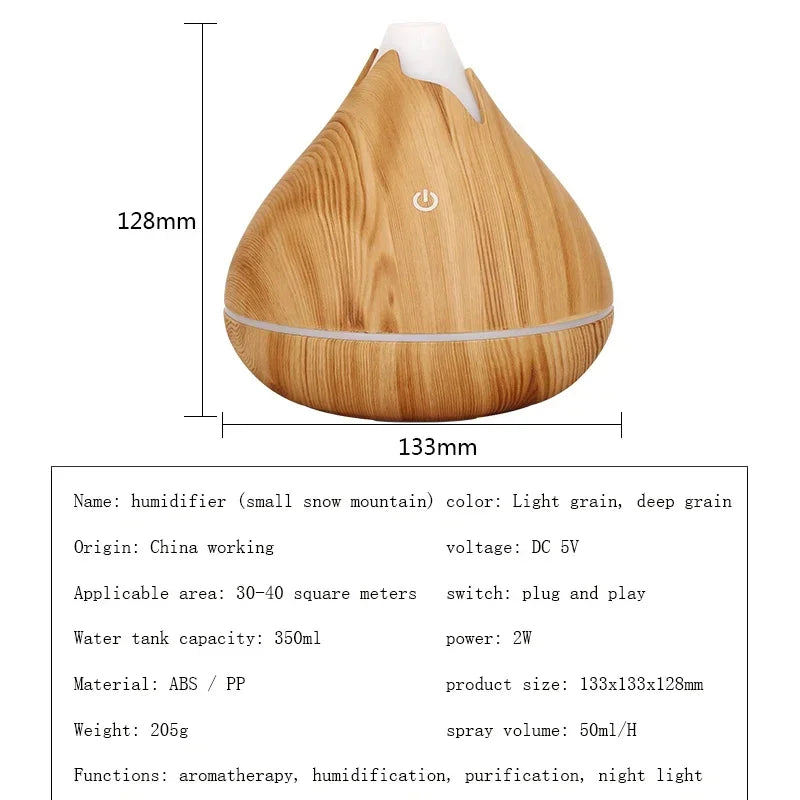 Wood-Grain Aroma Diffuser