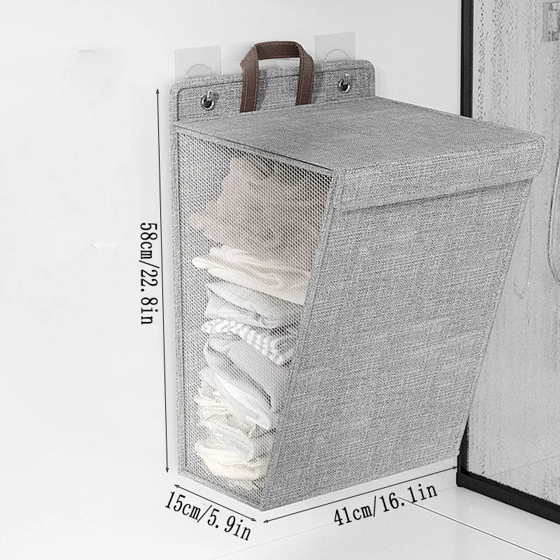 Collapsible Hanging Laundry Hamper (1pc)