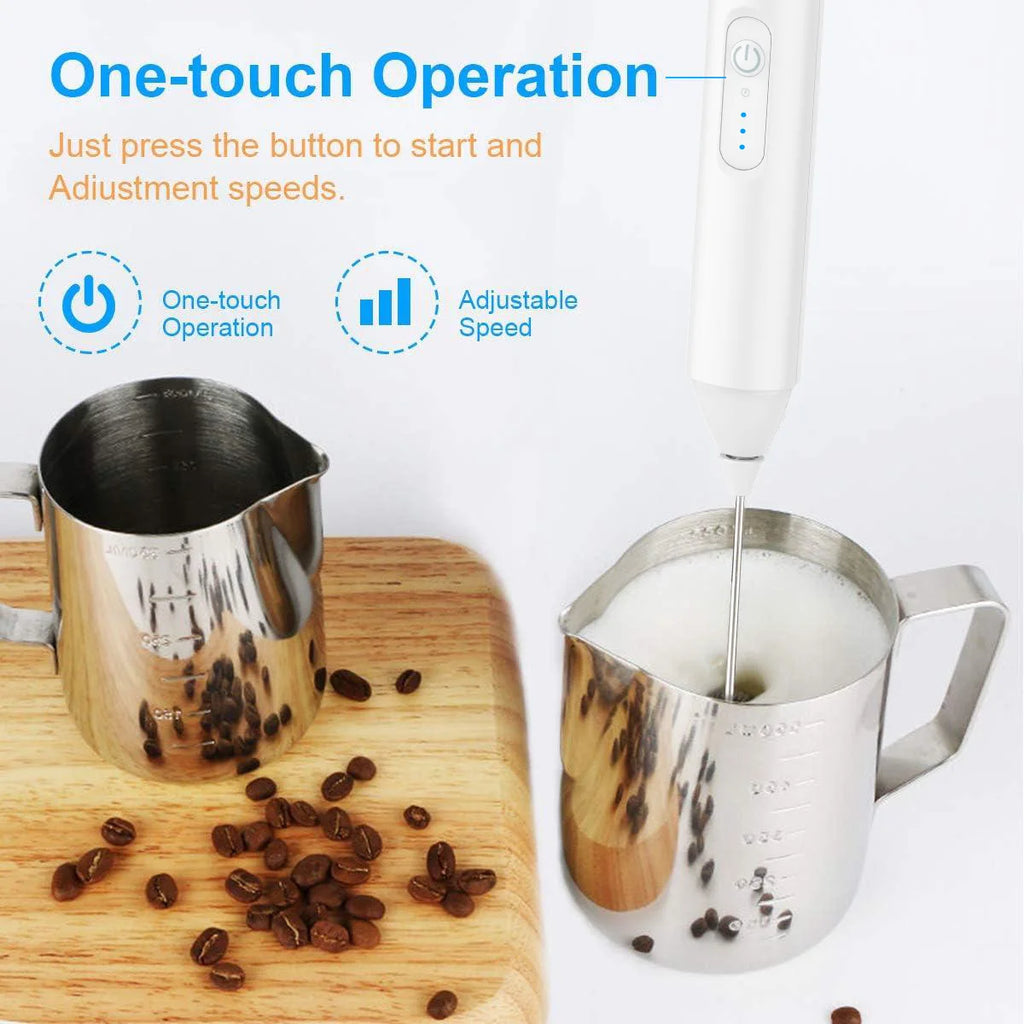 USB Rechargeable Milk Frother – 3 Speeds