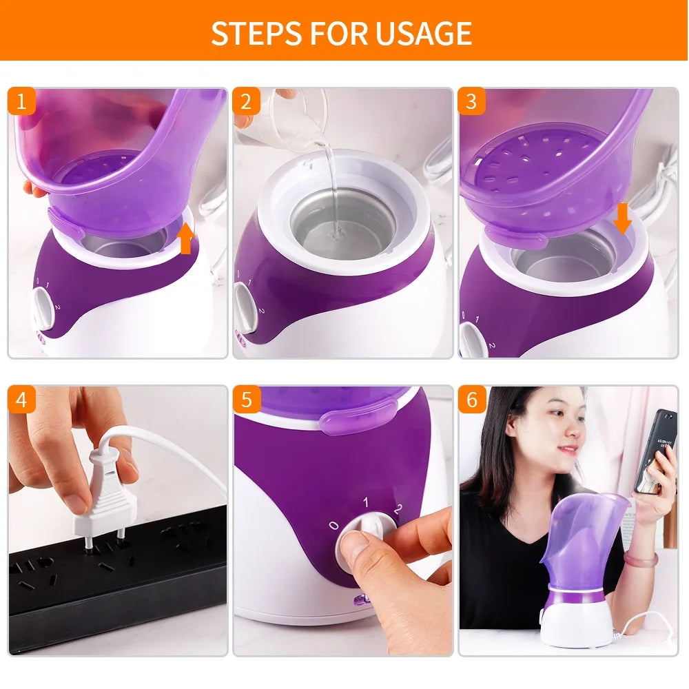 Compact Facial Steamer – 50 ml