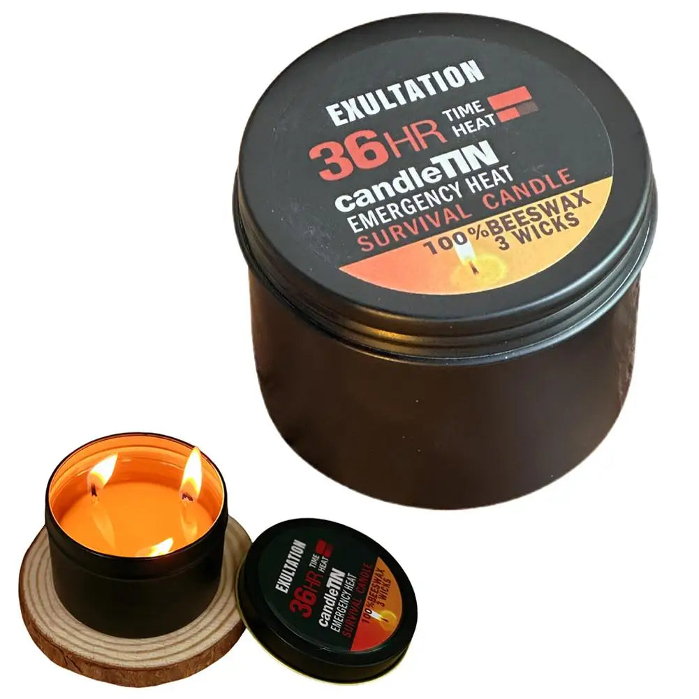 Three-wick emergency candle design