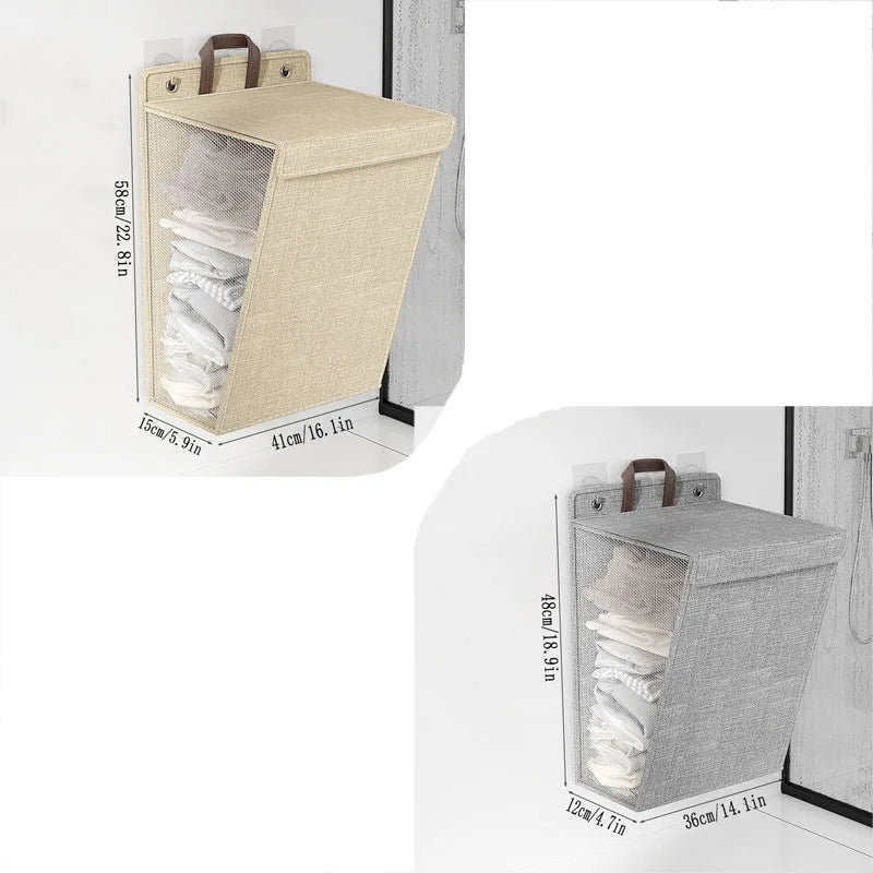 Collapsible Hanging Laundry Hamper (1pc)