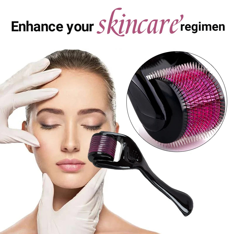 Microneedle-Style Derma Roller – 0.2–0.3 mm Options