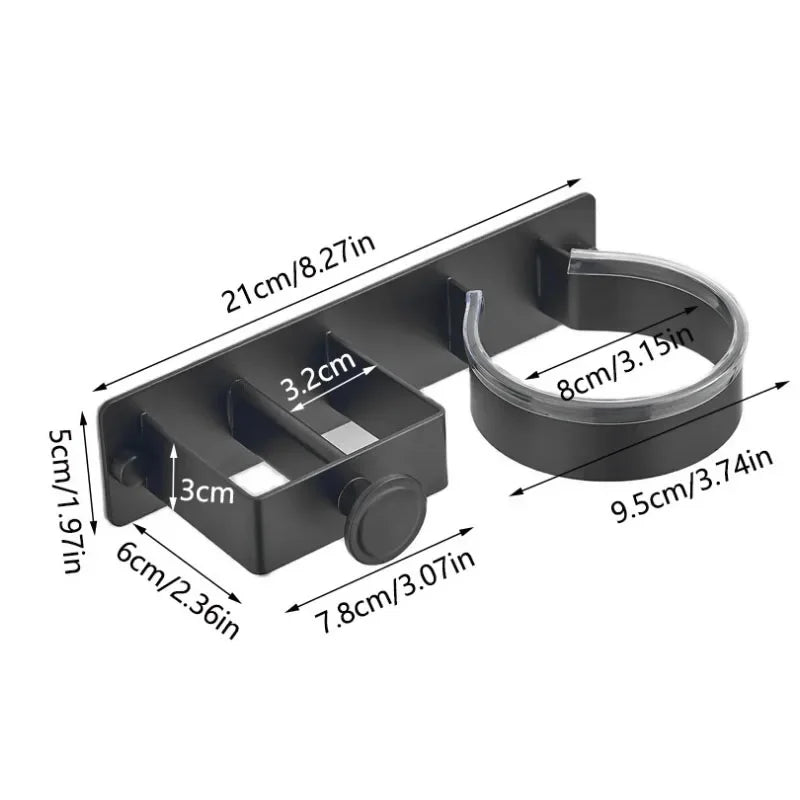 Wall-Mounted Hair Tool Holder (1pc)