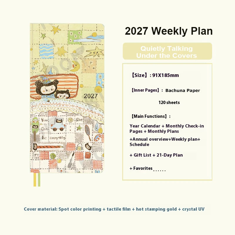 Kinbor 2027 Pocket Weekly Planner