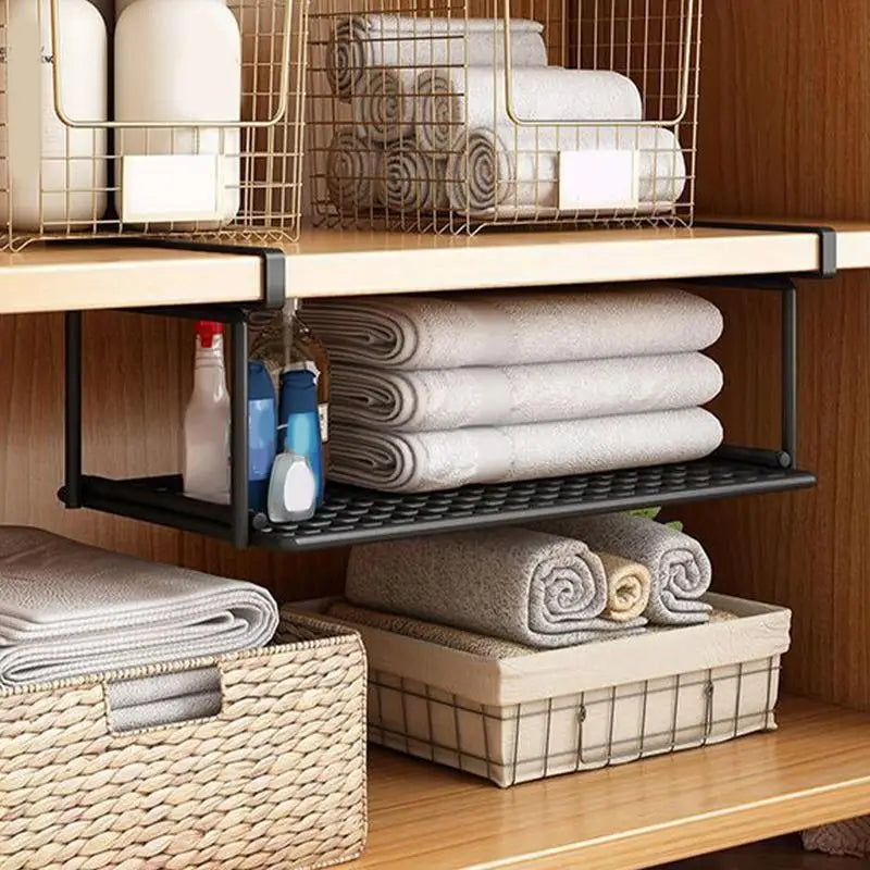 Extendable Under-Cabinet Storage Rack