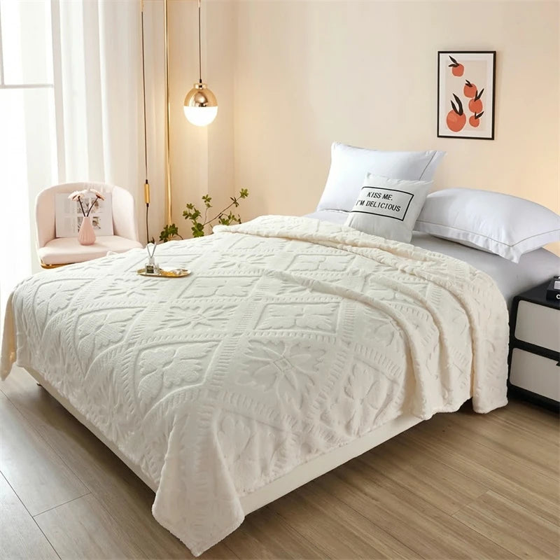 Soft Double-Sided Plush Fleece Blanket