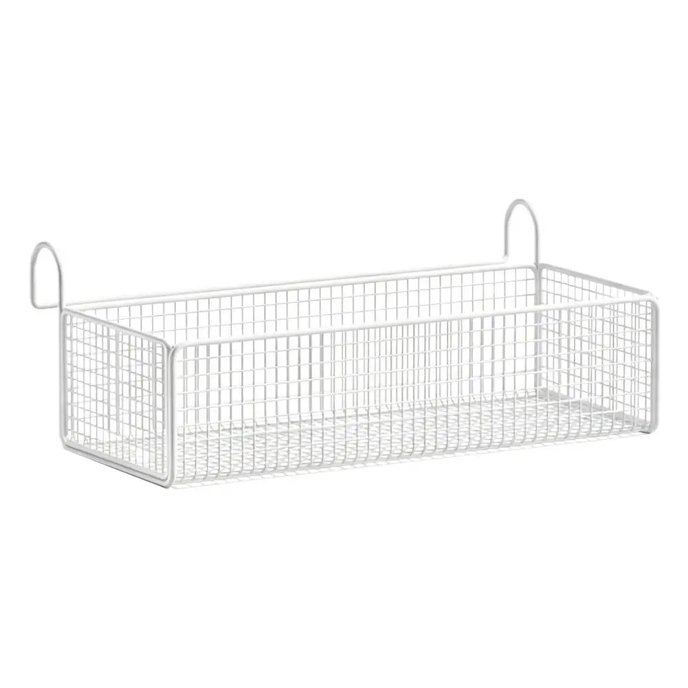 Bedside Hanging Storage Basket – Metal Bed Rail Organiser