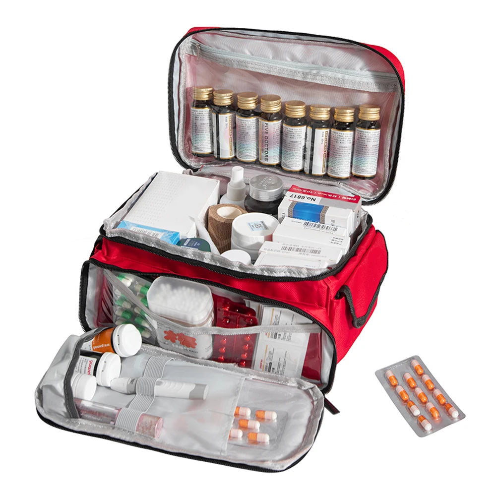 Portable First Aid & Medication Storage Bag