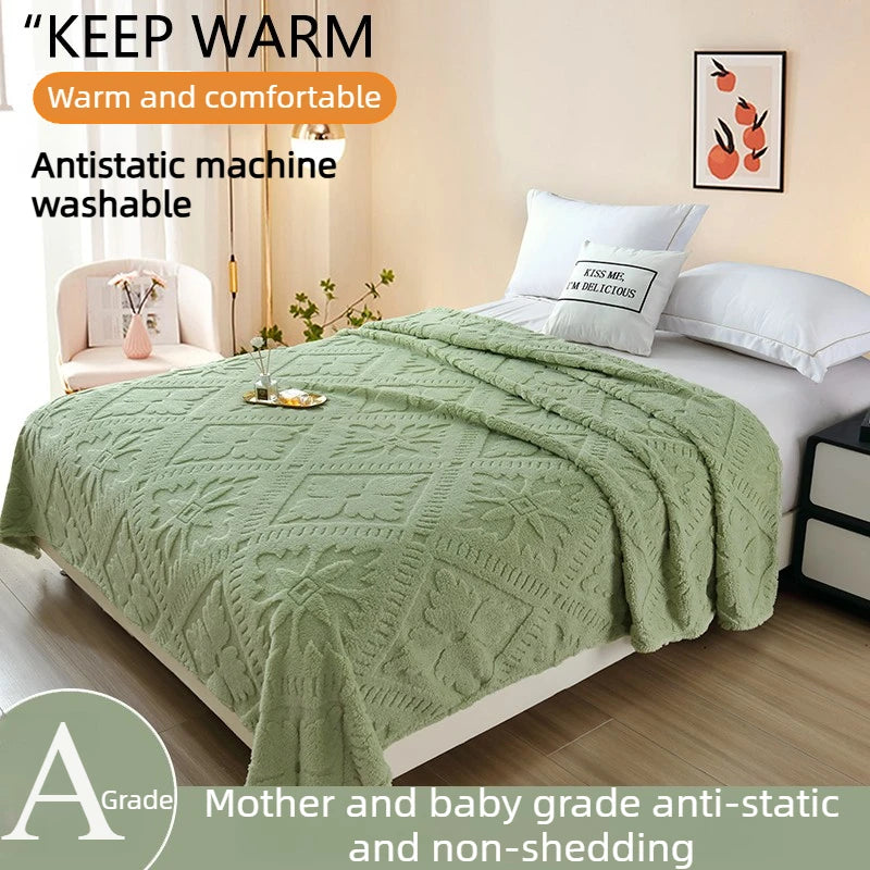 Soft Double-Sided Plush Fleece Blanket