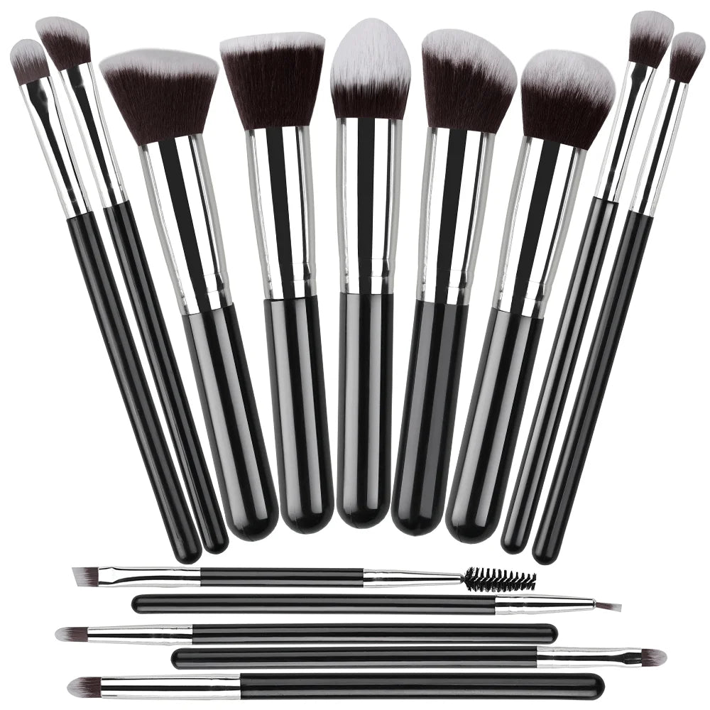 Makeup Brush Set – 14 or 16 Pieces