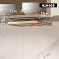 Wall-Mounted Kitchen Storage Rack with Hooks