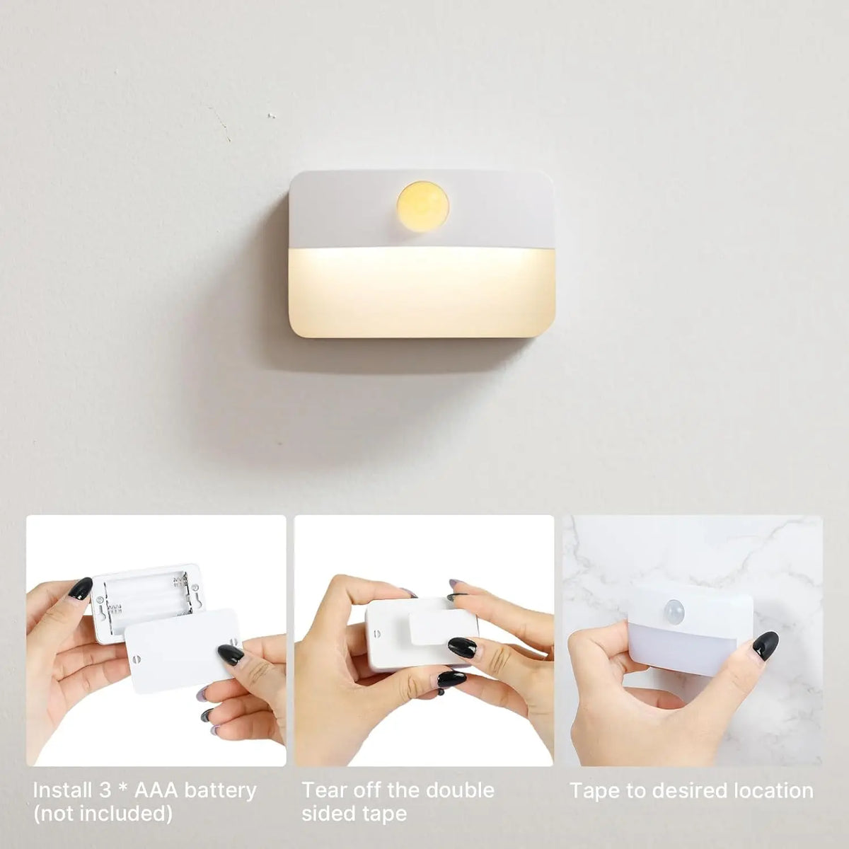 Battery-Powered Motion Sensor Night Lights