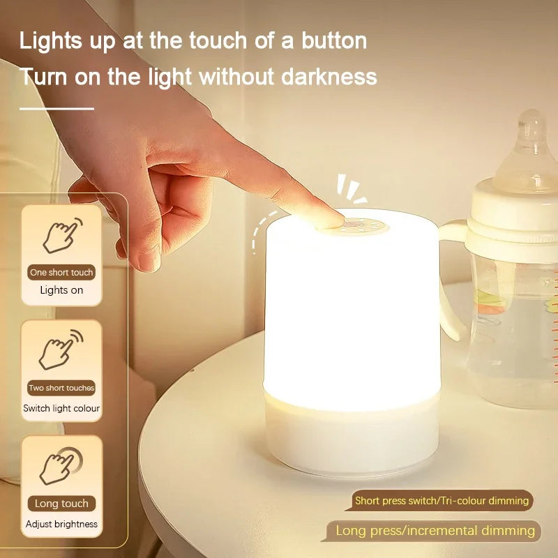 Dimmable Touch Bedside Lamp