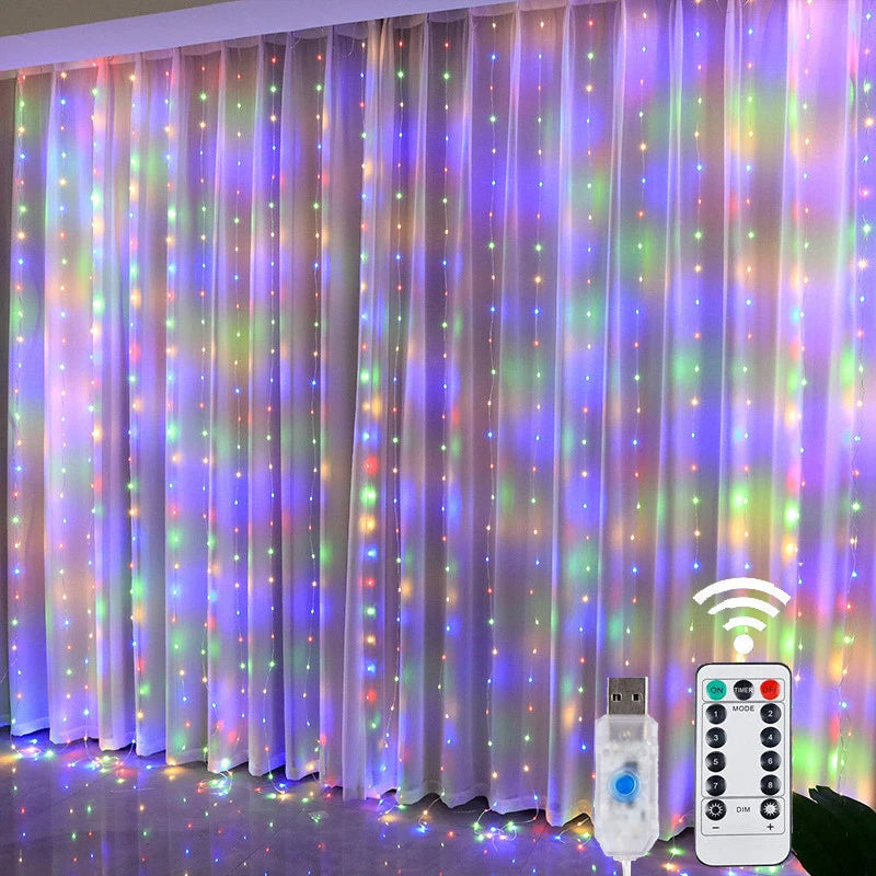 LED Fairy Light Curtain