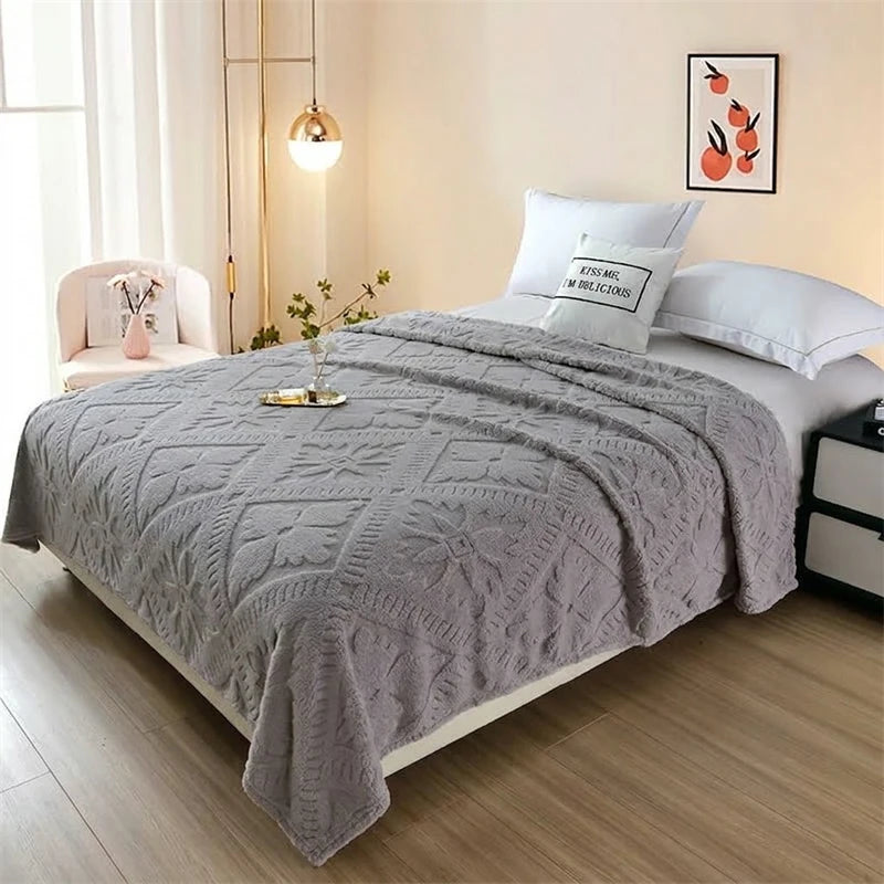 Soft Double-Sided Plush Fleece Blanket