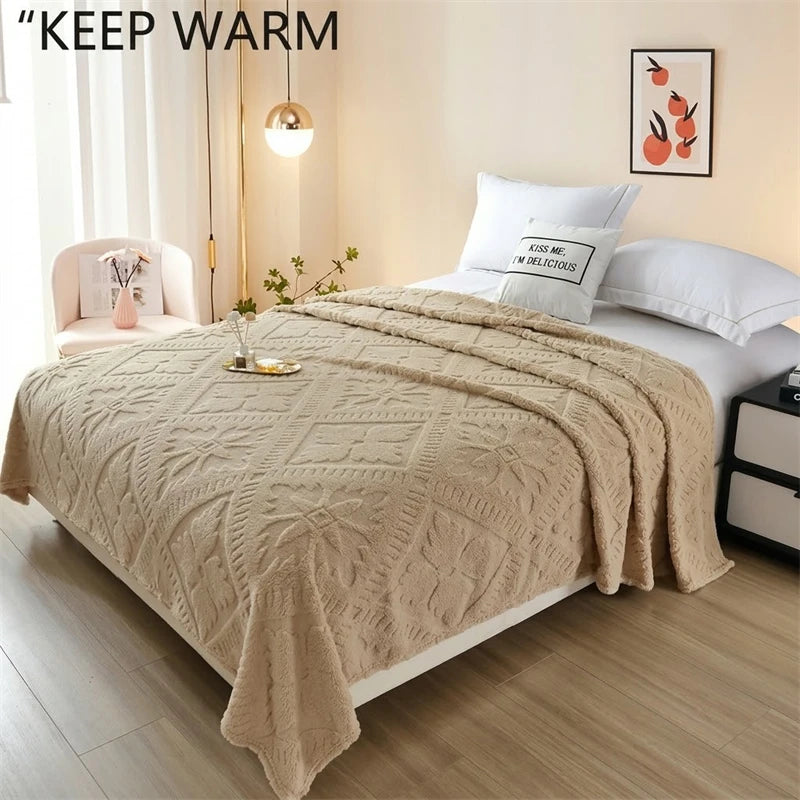 Soft Double-Sided Plush Fleece Blanket