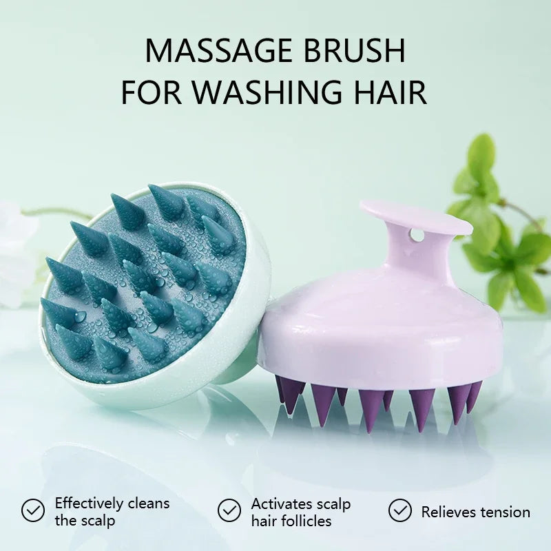Silicone Scalp Shampoo Brush