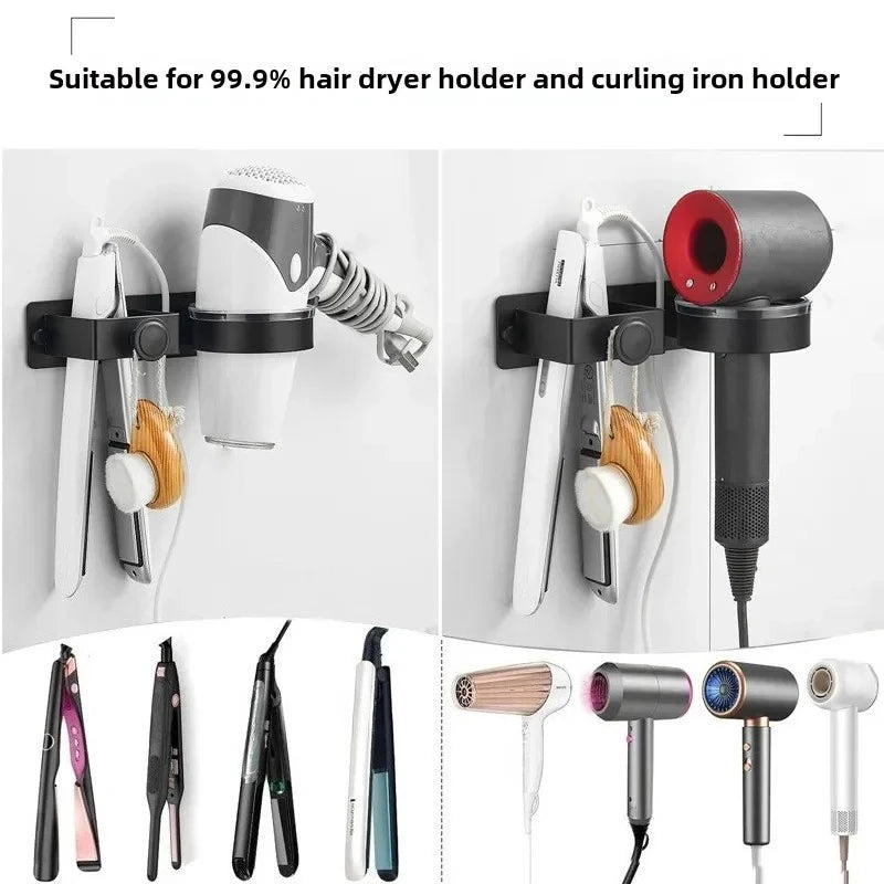 Wall-Mounted Hair Tool Holder (1pc)