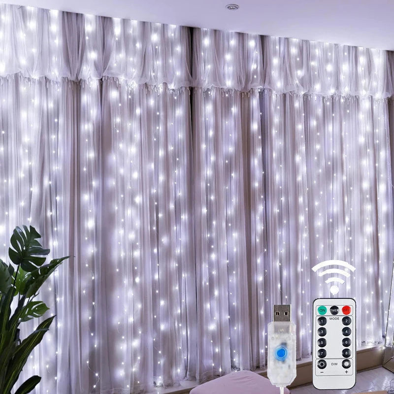 LED Fairy Light Curtain