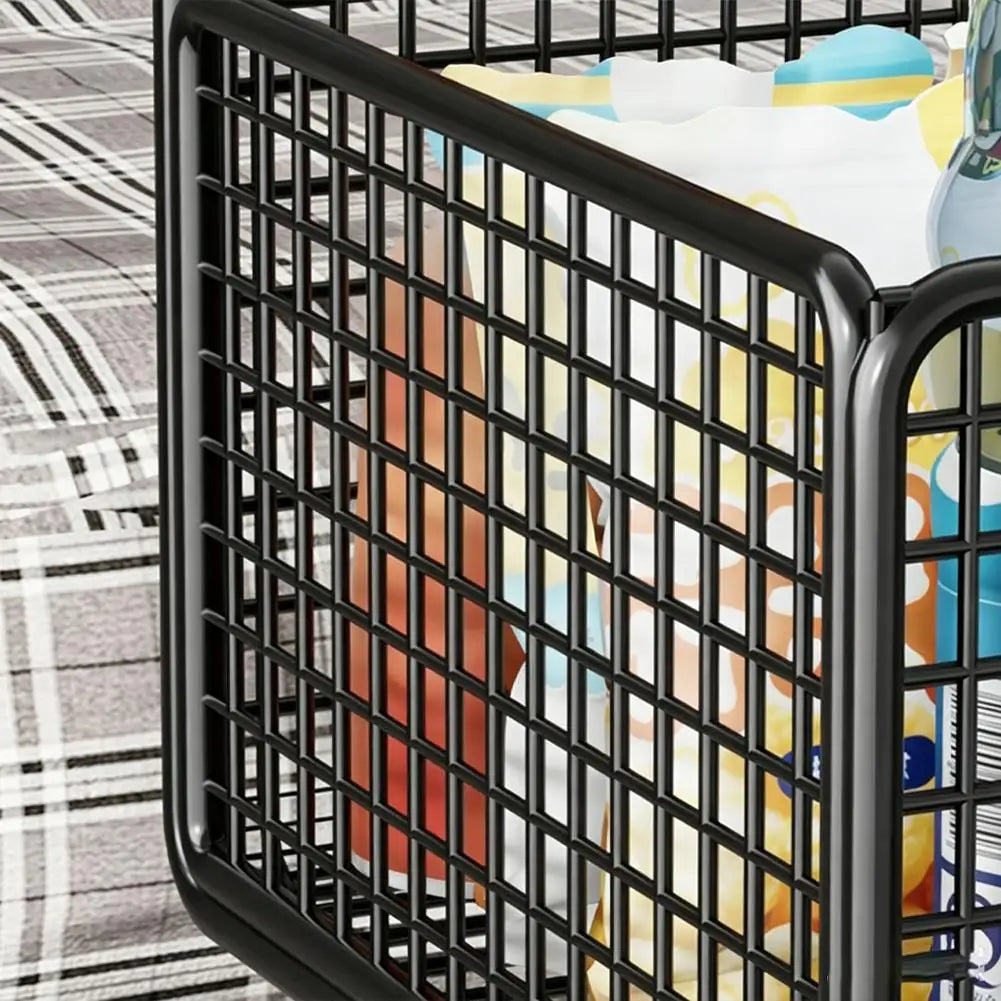 Bedside Hanging Storage Basket – Metal Bed Rail Organiser
