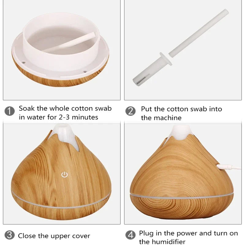 Wood-Grain Aroma Diffuser