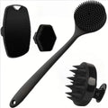 4-Piece Silicone Body Scrubber Set