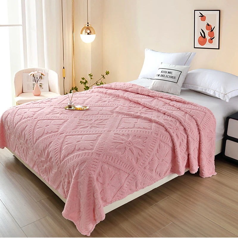 Soft Double-Sided Plush Fleece Blanket