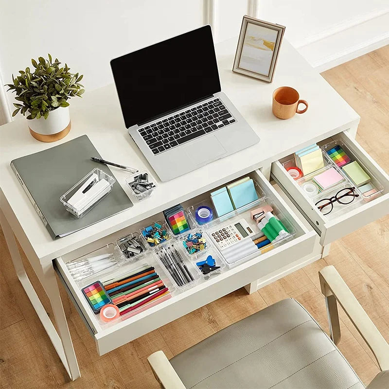 Clear Drawer Organiser Set (4–28pc options)