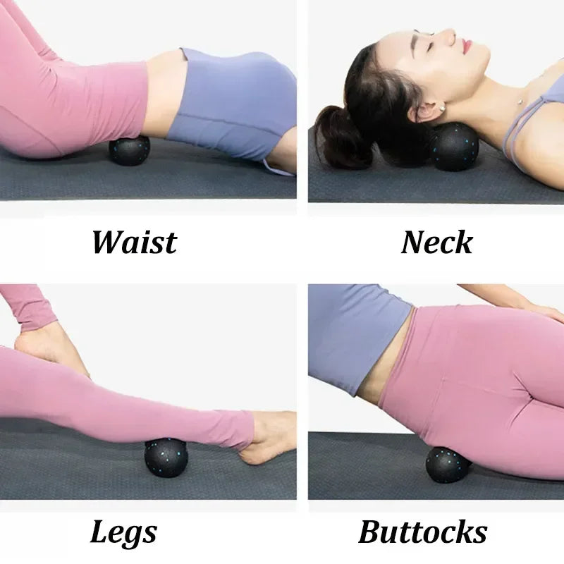 Peanut massage ball for muscle relaxation