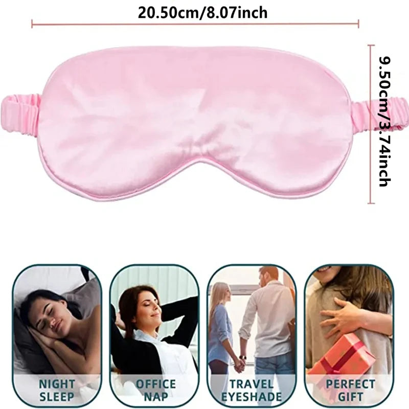 Soft Silk-Feel Sleep Mask