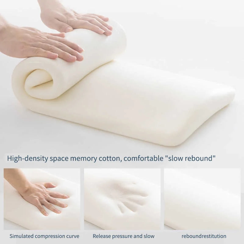 Memory Foam Lumbar Support Pillow | 60 × 24cm