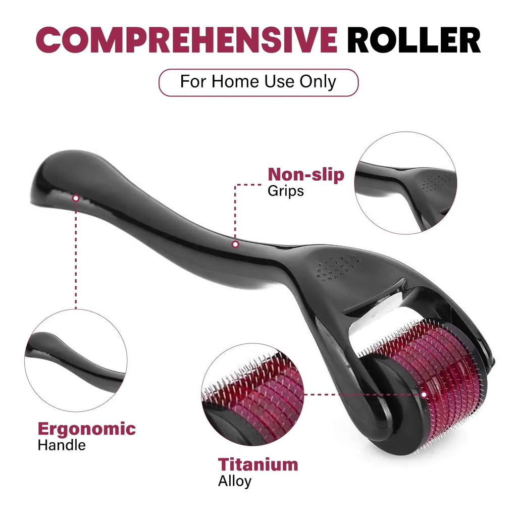 Microneedle-Style Derma Roller – 0.2–0.3 mm Options