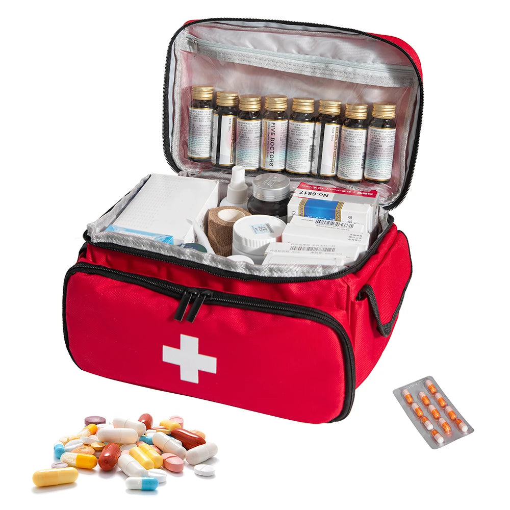 Portable First Aid & Medication Storage Bag