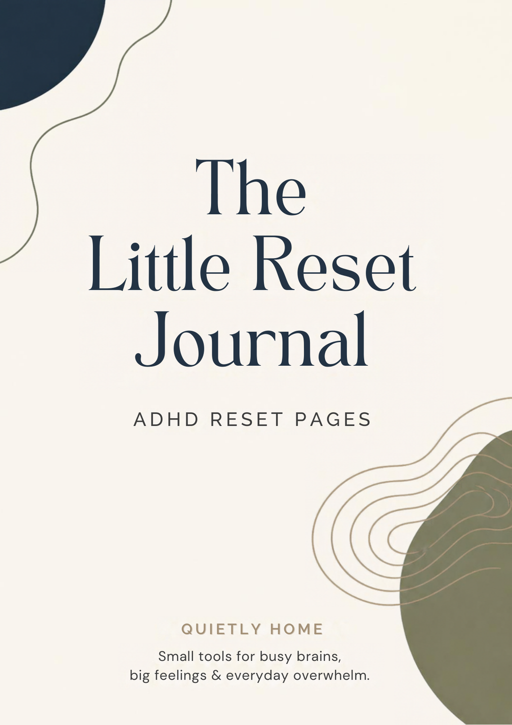 The Little Reset Journal — ADHD Reset Pages cover