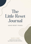 The Little Reset Journal — ADHD Reset Pages cover